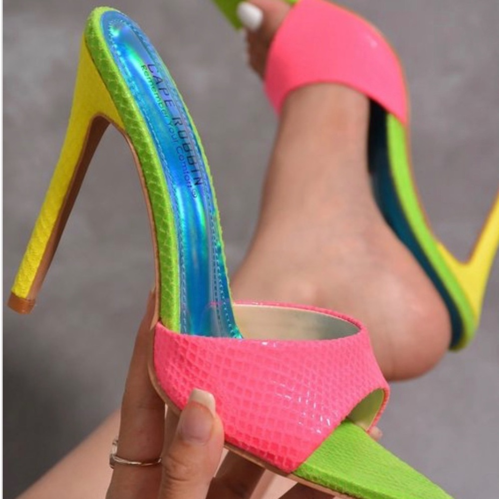 Pink Slide Heels